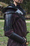 SPALIERE EN CUIR NOIR L