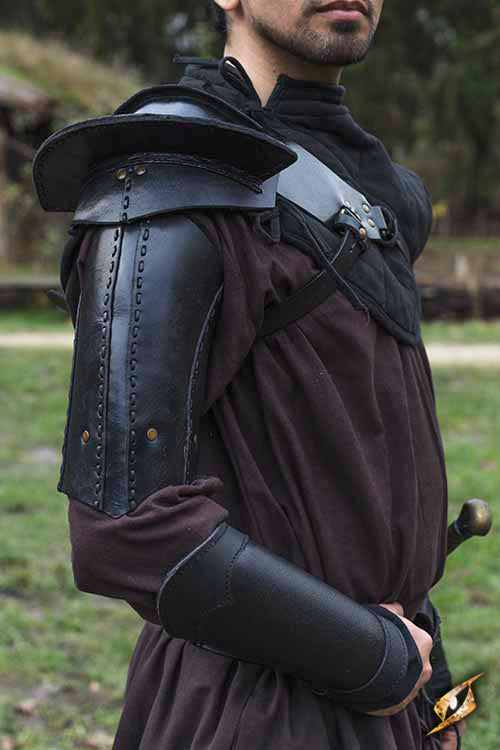 SPALIERE EN CUIR NOIR L